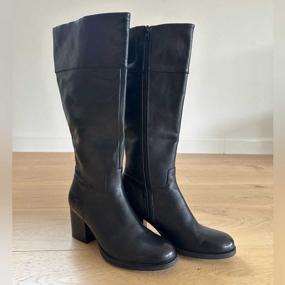 Born Brandy Block Heel Knee High Boot - new without tags